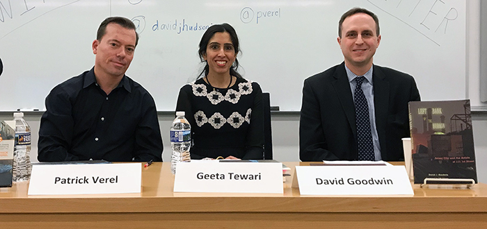 Patrick Verel, Geeta Tewari, and David Goodwin.