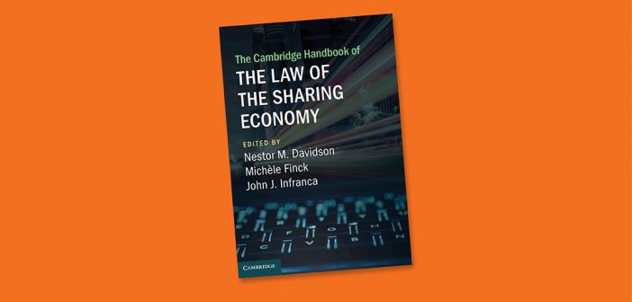 The Cambridge Handbook of the Law of the Sharing Economy