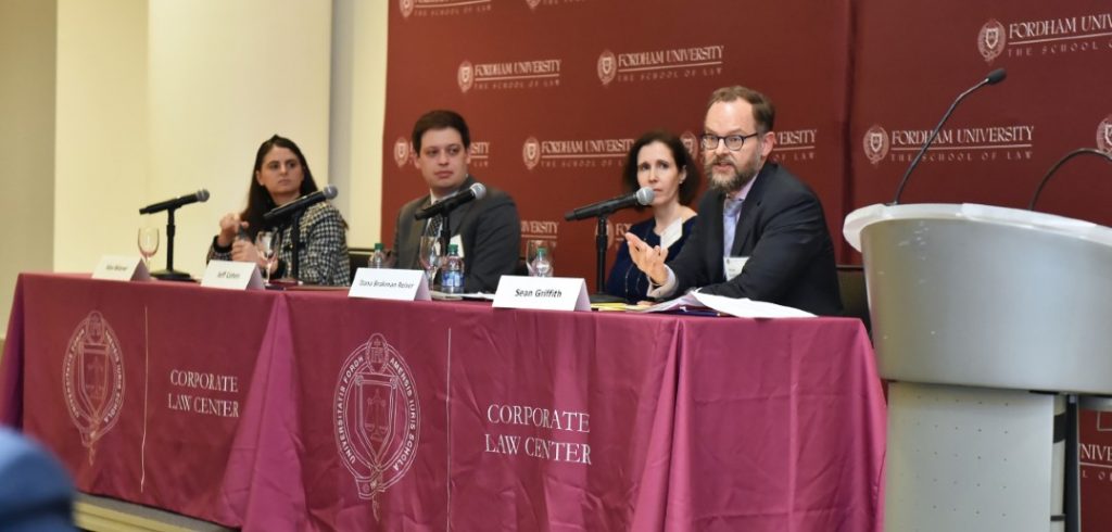 Corporate Law Center panel in Spring 2020