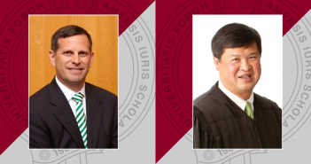 Joel Reidenberg and Judge Denny Chin ’78