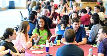 Fordham Law is bustling again as new and upper-class students return to campus.