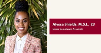 From Fordham to Fintech: Meet Alyssa Shields, M.S.L. ’23