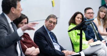 Fordham Law Helps Launch Global Initiative on the Legal Profession Photo of Prof. Bruce Green at the the Global Network of Centers on the Legal Profession event