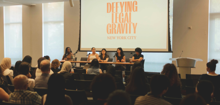 DLG students at a panel discussion